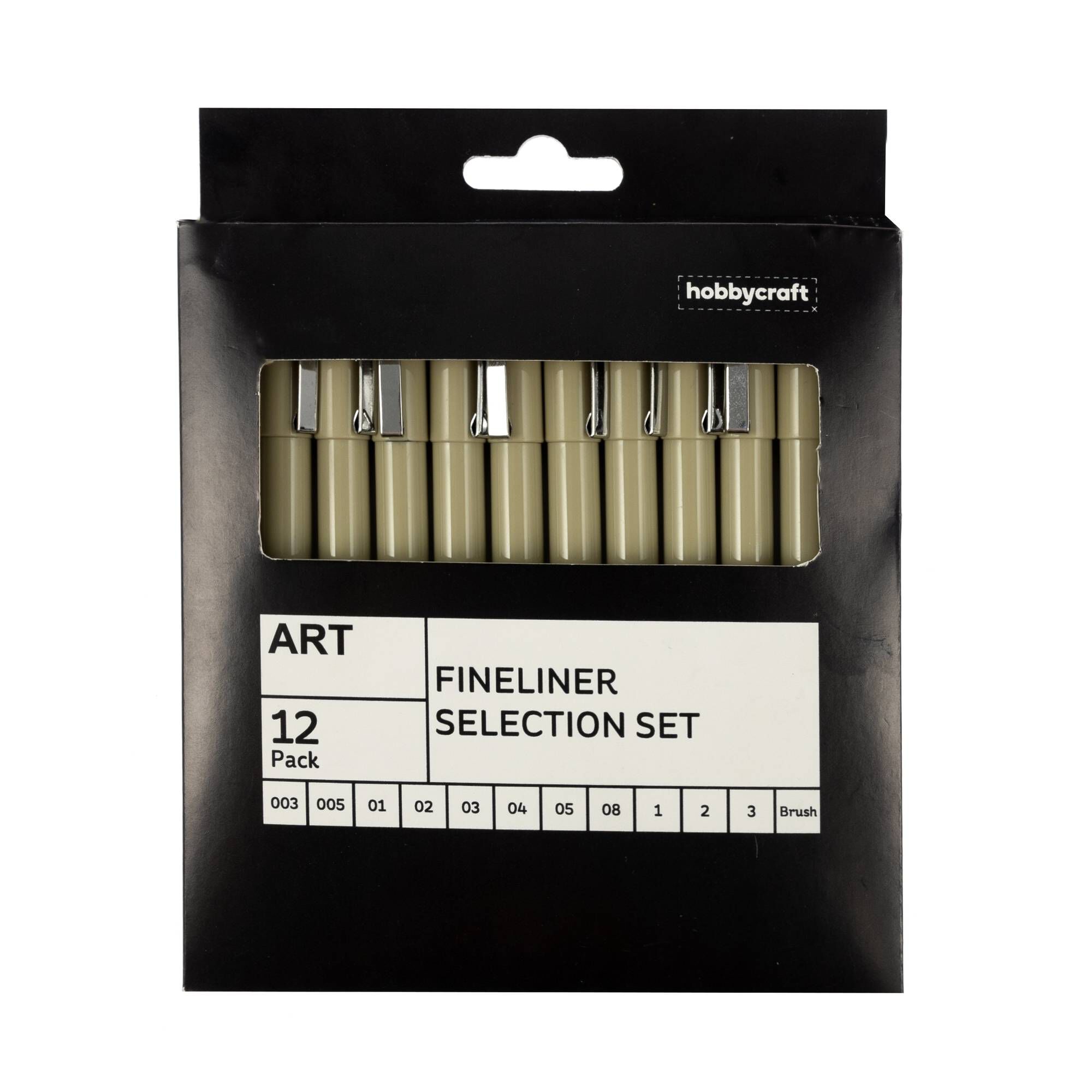 Fine Liners Kit Fineliner Selection Set 12 Pack | Hobbycraft