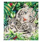Diamond Dotz White Tiger and Cubs 52cm x 52cm image number 1