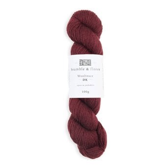 Bramble & Fleece Claret Wooltrace DK 100g