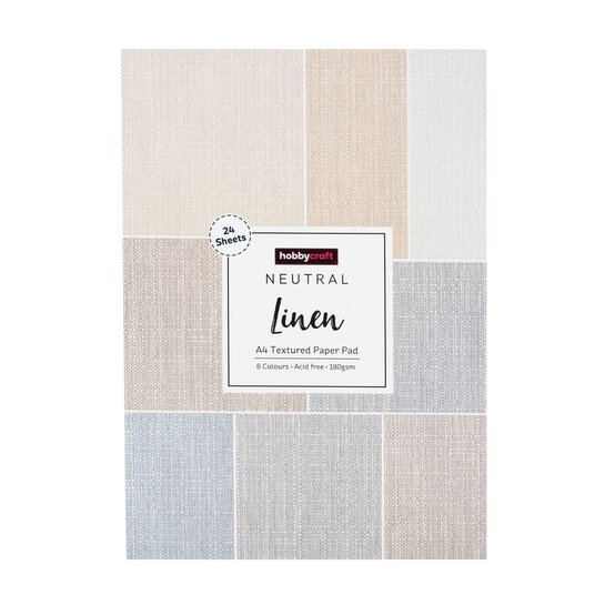 Neutral Linen Paper Pad A4 24 Pack image number 4