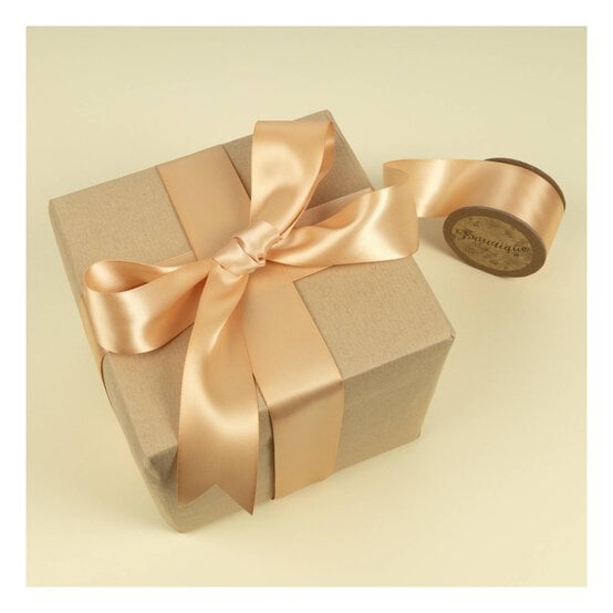 Gold Double-Faced Satin Ribbon 36mm x 5m image number 3