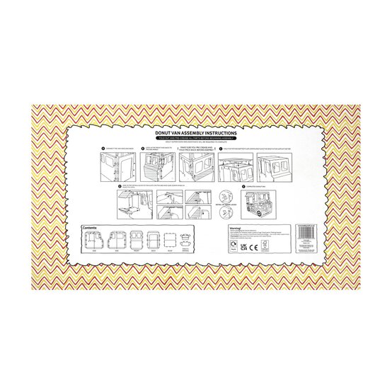 Colour-In Cardboard Donut Van image number 6
