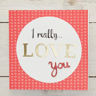 How to Make a Typography Valentine's Card