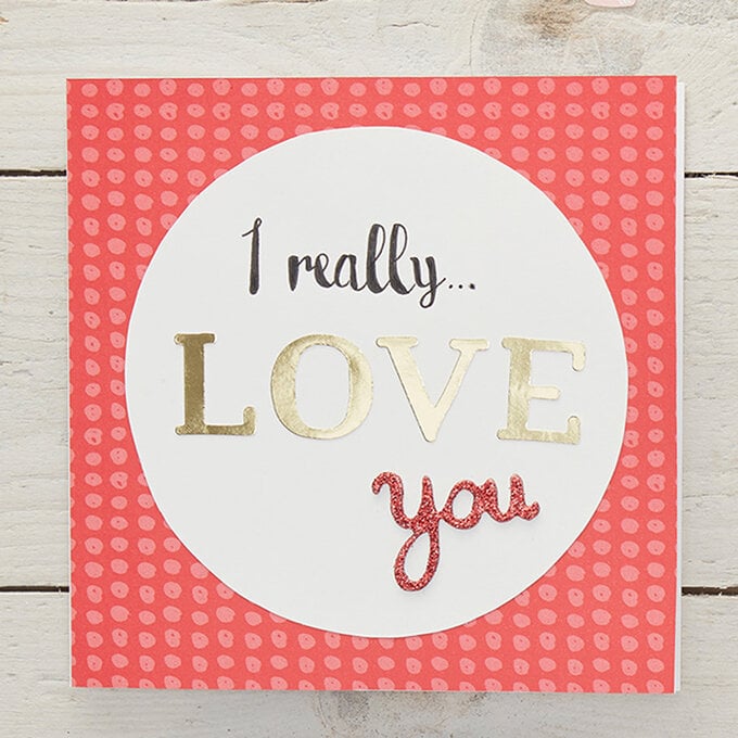 How to Make a Typography Valentine's Card image number 1
