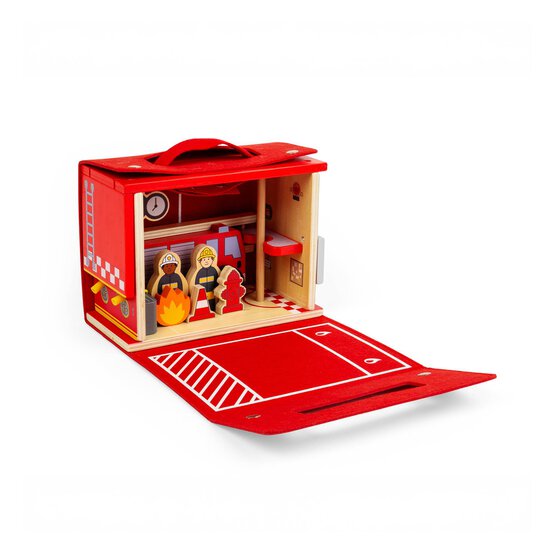 Bigjigs Fire Station Play Set image number 6