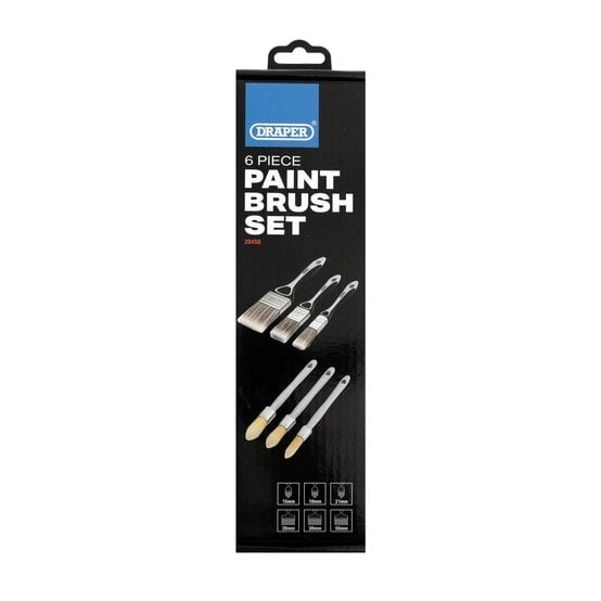 Draper Paint Brush Set 6 Pieces image number 3
