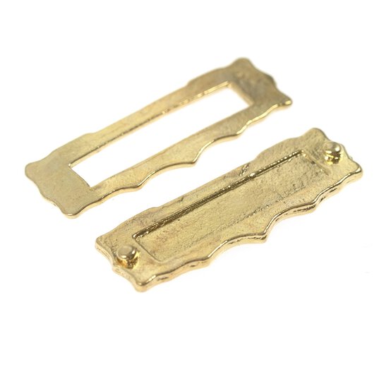 Doll&rsquo;s House Gold Letterbox  image number 2
