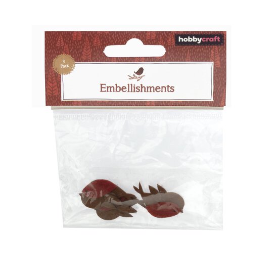 Robin Felt Embellishments 3 Pack image number 5