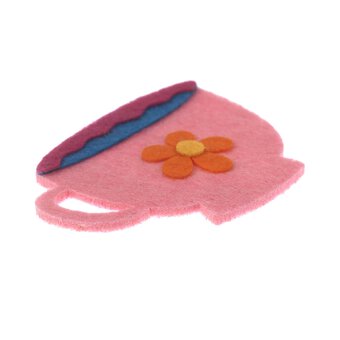 Felt Teacups 4 Pack