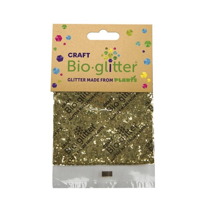 Brian Clegg Gold Craft Bio-Glitter 20g image number 1