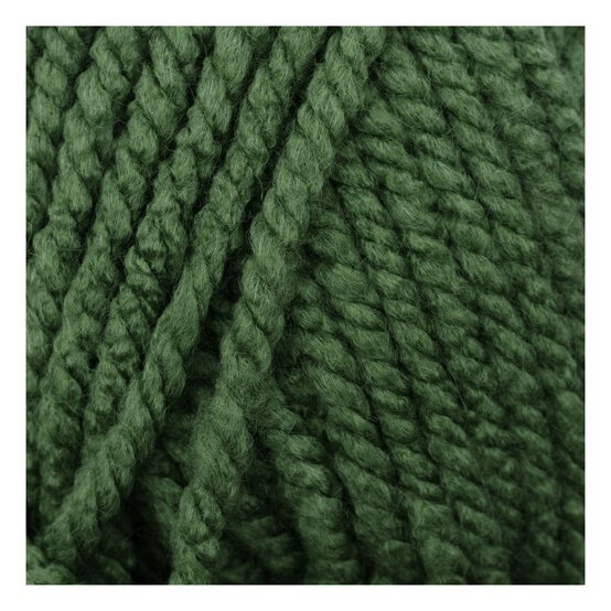 Knitcraft Green Everyday Super Chunky Yarn 100g image number 2