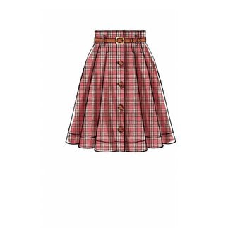 McCall’s Women’s Skirts Sewing Pattern M7906 (14-22) image number 2