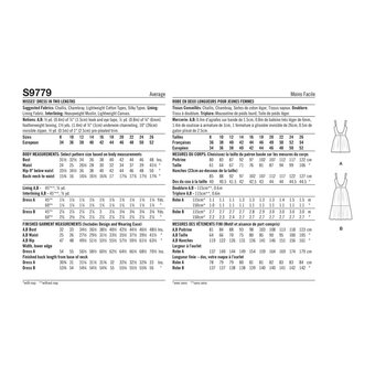Simplicity Women's Dresses Sewing Pattern S9779 (Y5 18-26)