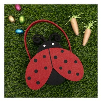 Ladybird Felt Bucket 15cm
