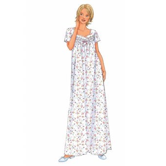 Butterick Petite Nightgown Sewing Pattern 6838 (XS-M) image number 5