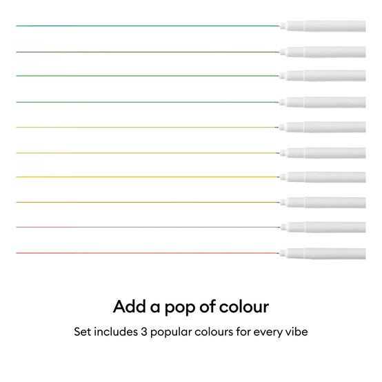 Cricut Assorted Fine Point Pens 3 Pack image number 2