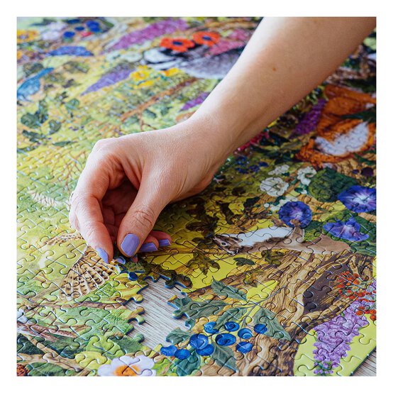 Gibsons The Art File: Sunlight Glade Jigsaw Puzzle 1000 Pieces image number 4