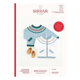Sirdar Snuggly DK Jumper and Cardigan Pattern 5432
