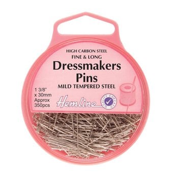 Hemline Dressmakers Pins 30mm 350 Pack