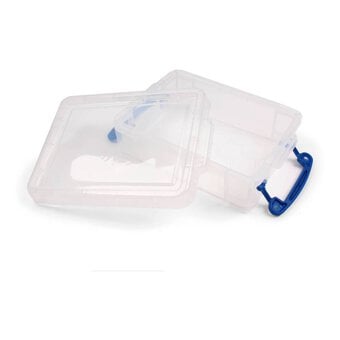 Really Useful Clear Plastic Storage Box 0.75 Litres image number 2
