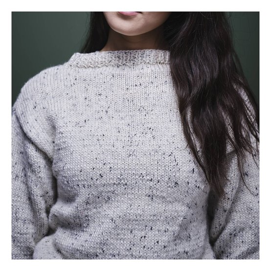 Knitcraft Country Tweed Jumper Digital Pattern 0308 image number 2