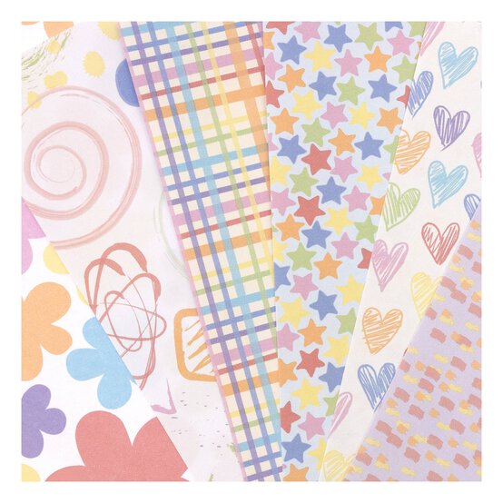 Playful Pastels Paper Pad 6 x 6 Inches 18 Pack image number 3