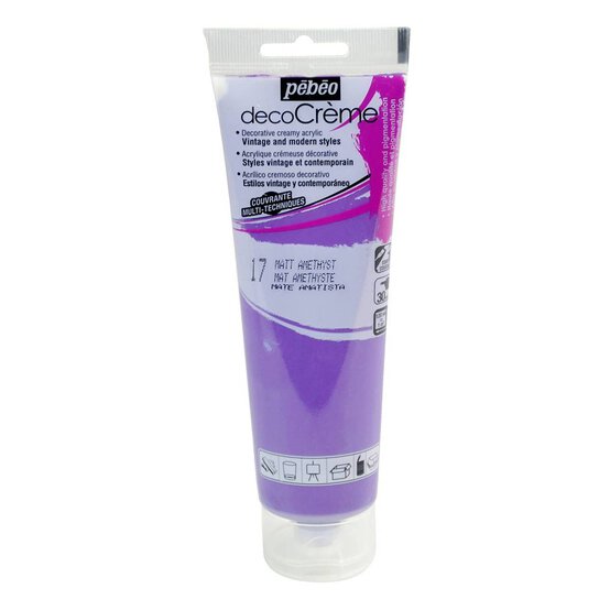 Pebeo Amethyst Deco Creme Paint 120ml image number 1