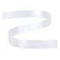 White Double-Faced Satin Ribbon 18mm x 5m image number 2