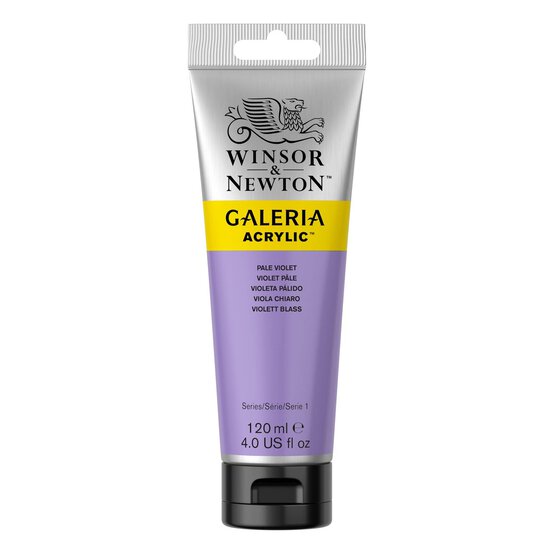 Winsor & Newton Galeria Pale Violet Acrylic Paint 120ml image number 1