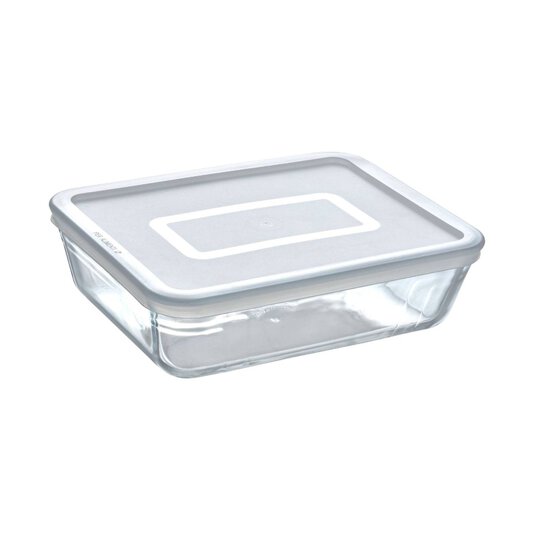 Pyrex Cook & Freez Glass Rectangular Dish with Lid 2.6 Litres image number 5