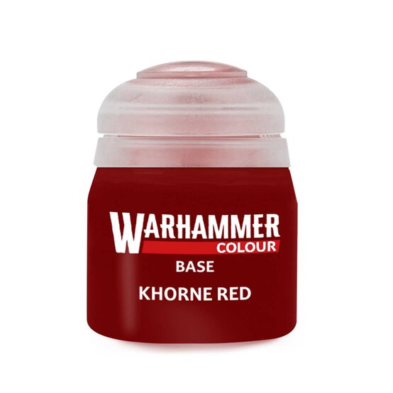 Warhammer Khorne Red Base Paint 12ml image number 1