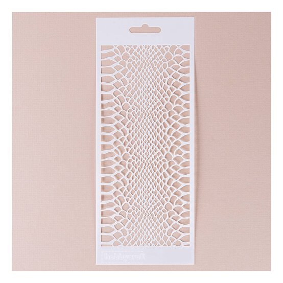 Snake Print Stencil 10cm x 25cm  image number 1