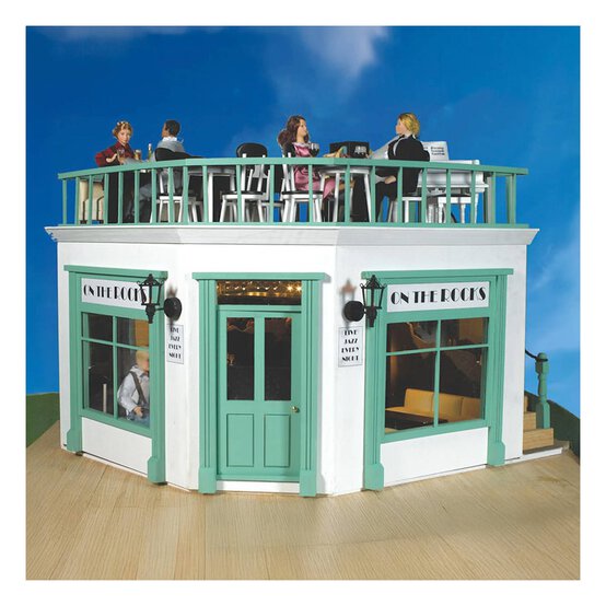 Corner Shop Ground Floor and Terrace Doll&rsquo;s House Kit image number 2