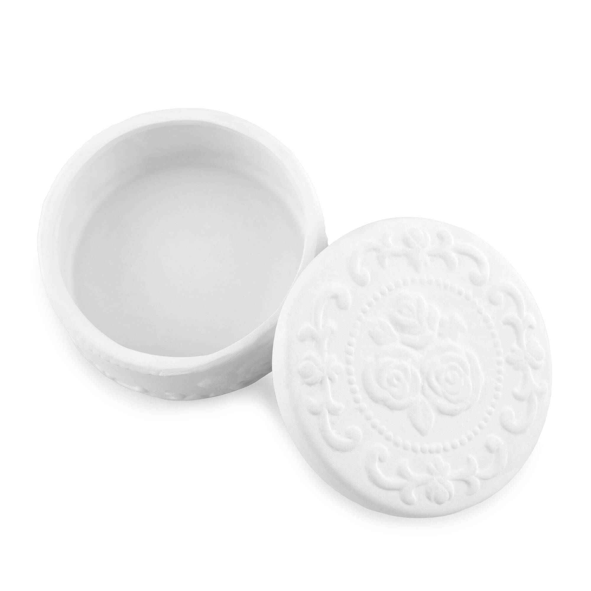 Paint Your Own Round Jewellery Box 11cm x 6cm Hobbycraft