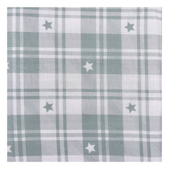 Toybox Treasures Sage Check Cotton Fabric by the Metre image number 2