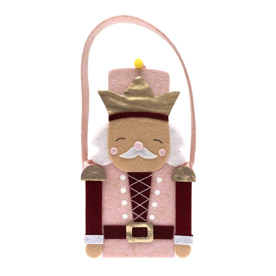Pink Nutcracker Felt Bucket image number 3