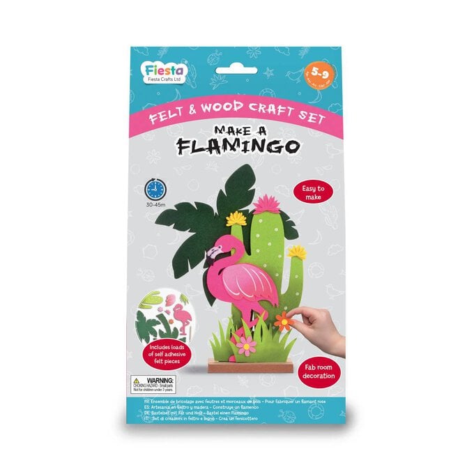 Make a Flamingo Craft Set  image number 1