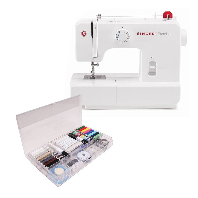 Singer Promise 1408 Sewing Machine and Accessories Bundle image number 1