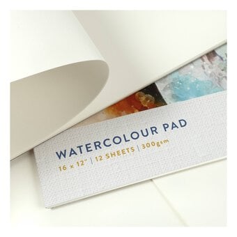 Shore & Marsh Hot Pressed Watercolour Pad 16 x 12 Inches 12 Sheets image number 3