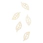 Papermania Mini Wooden Leaf Shapes 40 Pack image number 1