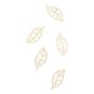 Papermania Mini Wooden Leaf Shapes 40 Pack image number 1