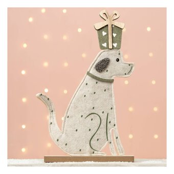 Sitting Dog Decoration 33cm