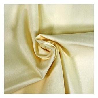 Lemon Organic Premium Cotton Fabric by the Metre