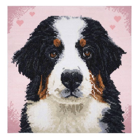 Trimits Woof Large Cross Stitch Kit 36cm x 36cm image number 2