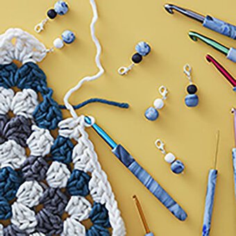 How to Make Marbled FIMO Crochet Hooks and Stitch Markers