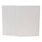 White Stretched Canvases A2 5 Pack image number 1