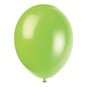 Lime Latex Balloons 10 Pack image number 1