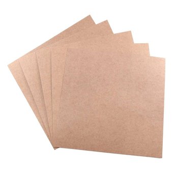 Kraft Card Sheets 12 x 12 Inches 20 Pack