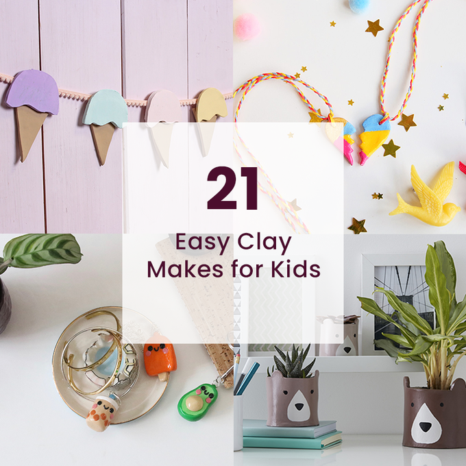 21 Easy Clay Makes for Kids image number 1