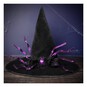 Black Witch&rsquo;s Hat with Purple Spider 45cm image number 1